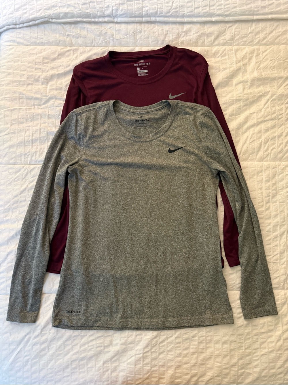 Bundle of 2: Nike Long Sleeve Dri-FIT Tops